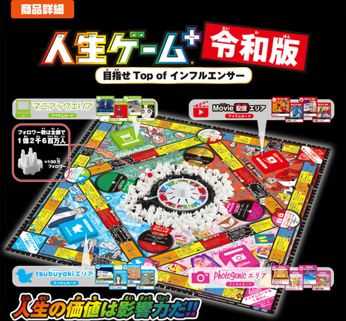 ＜生産終了＞人生ゲーム+令和版 Amazon.co.jp: 人生ゲーム プラス 令和版【日本おもちゃ大賞2019
