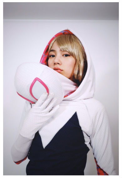 のん 能年玲奈 スパイダーマン スパイダーバース グウェン・ステイシー スパイダーグウェン スパイダーウーマン コスプレ