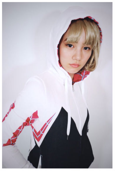 のん 能年玲奈 スパイダーマン スパイダーバース グウェン・ステイシー スパイダーグウェン スパイダーウーマン コスプレ