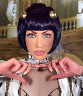 叶恭子 ブローノ・ブチャラティ コスプレ ジョジョの奇妙な冒険 黄金の風 叶美香 叶姉妹 アリーヴェデルチ