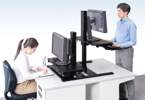 キングジム「デスク用昇降台」