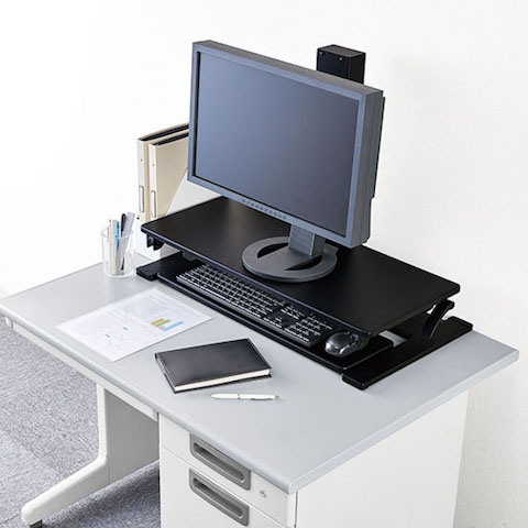 キングジム「デスク用昇降台」