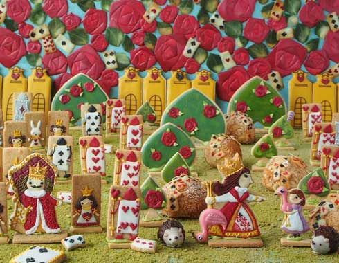 令和 イメージ アイシング クッキー 色 模様 デザイン 美しい 上岡麻美 お菓子