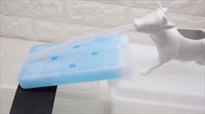 発泡スチロールで作った包丁