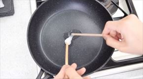 発泡スチロールで作った包丁