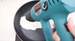 発泡スチロールで作った包丁