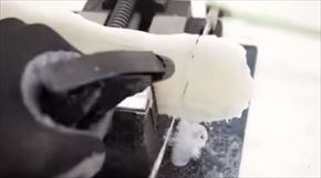 発泡スチロールで作った包丁