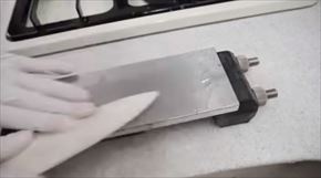 発泡スチロールで作った包丁