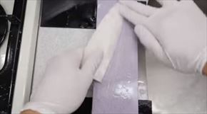 発泡スチロールで作った包丁