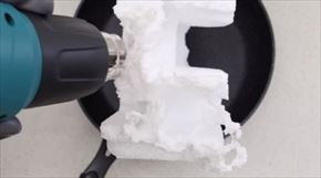 発泡スチロールで作った包丁