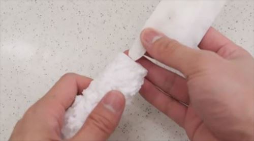 発泡スチロールで作った包丁