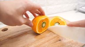 発泡スチロールで作った包丁