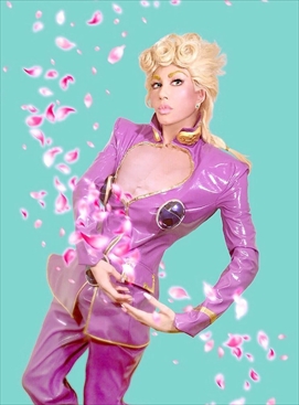 叶姉妹 叶恭子 コスプレ メローネ ジョジョの奇妙な冒険 黄金の風 ジョルノ・ジョバァーナ