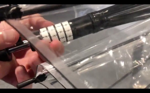 ダイヤル錠付き傘