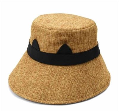 フェリシモ猫部　麦わら風帽子