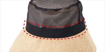 フェリシモ猫部　麦わら風帽子