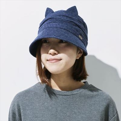 フェリシモ猫部　麦わら風帽子