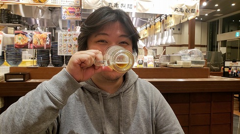 丸亀製麺飲み放題