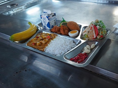 しらせのメニュー例