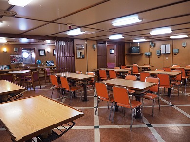 しらせの食堂と談話室