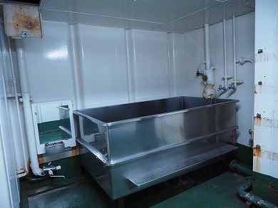 しらせの風呂場