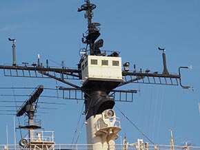 しらせ上部操舵室