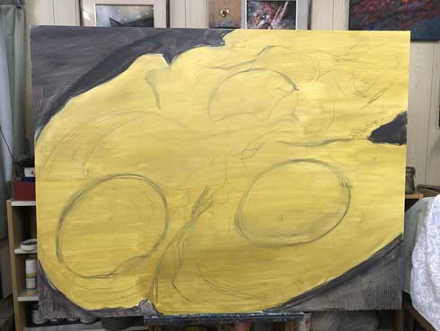 目玉焼き 絵 おいしそう 油絵 リアル