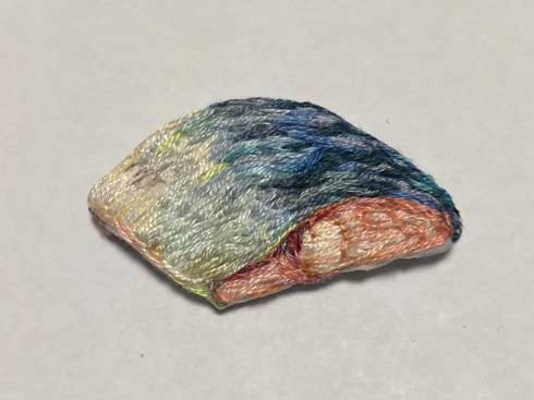 サバ 切り身 刺しゅう 食べ物 リアル Dmk