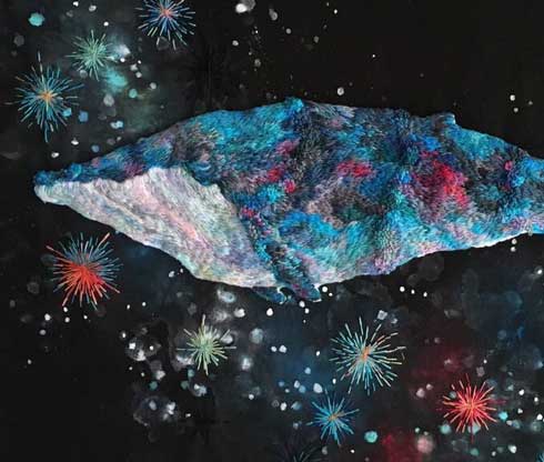 サバ 切り身 刺しゅう 食べ物 リアル Dmk