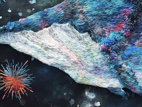 サバ 切り身 刺しゅう 食べ物 リアル Dmk