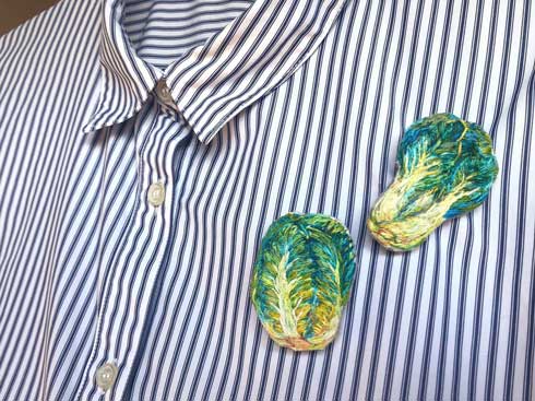 サバ 切り身 刺しゅう 食べ物 リアル Dmk