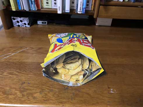 食べられない ポテチ トリックアート 錯視 リアル 絵 みやかわ