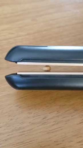 ヘアアイロン ポップコーン 作る 弾ける