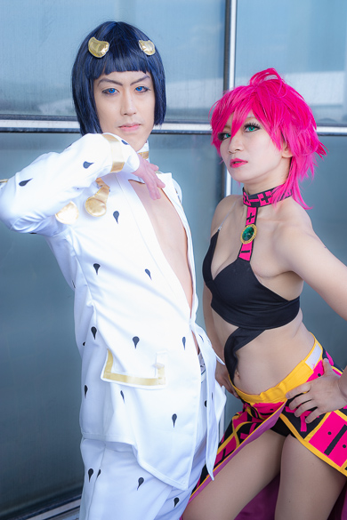 ニコニコ 超会議 コスプレ ジョジョの奇妙な冒険 黄金の風 トリッシュ ブチャラティ