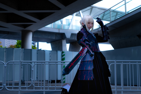 ニコニコ 超会議 コスプレ セイバーオルタ FGO