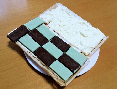 チョコミント　チョコ　バニラモナカ