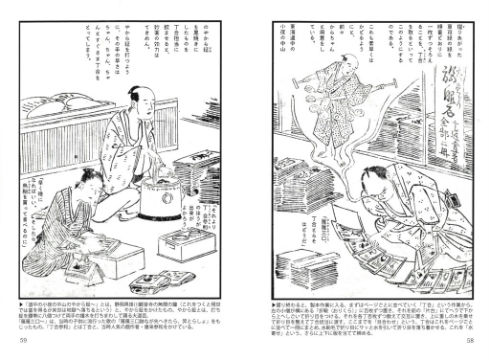 同人誌 本棚 図書館 司書 コミケ 黄表紙 桃太郎 十返舎一九