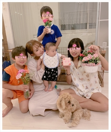 辻希美 母の日 プレゼント 子だくさん 希空 青空 昊空 幸空
