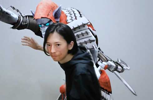 ジョジョ スタンド 再現 AR 拡張現実 キャラ 出現 攻撃 リアルタイム 反応 青絵