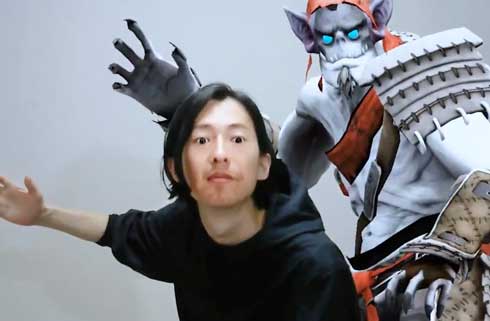 ジョジョ スタンド 再現 AR 拡張現実 キャラ 出現 攻撃 リアルタイム 反応 青絵