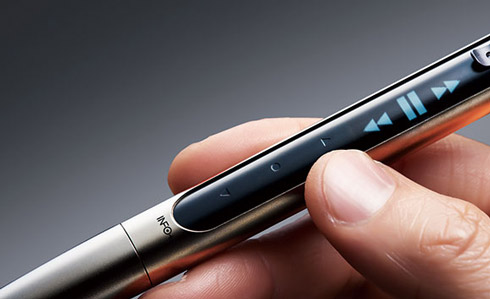 ペンについているボタン