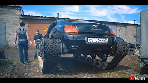 無限軌道 ウルトラタンク ベントレー 魔改造 戦車 ロシア