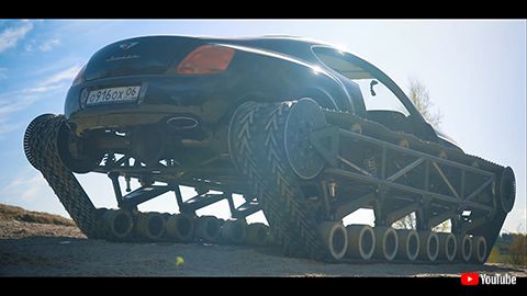 無限軌道 ウルトラタンク ベントレー 魔改造 戦車 ロシア