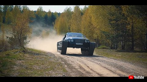 無限軌道 ウルトラタンク ベントレー 魔改造 戦車 ロシア