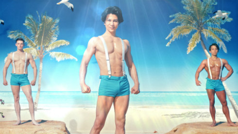 武田真治 村雨辰剛 小林航太 みんなで筋肉体操 筋肉三人衆 資生堂 ANESSA アネッサ