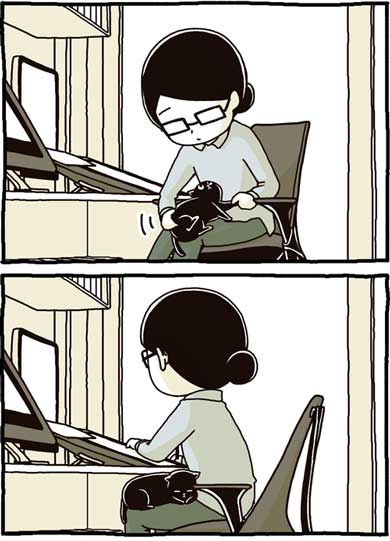 猫 漫画 仲裁 あるある ペン ノート 寝る 爪 たき りょうこ