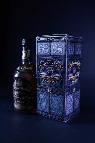 シーバスリーガル Chivas Regal ウイスキー 空箱 工作 騎士 ダークソウル