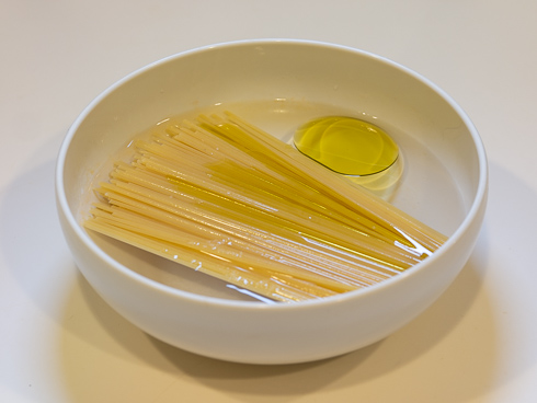 ゆでる前の準備