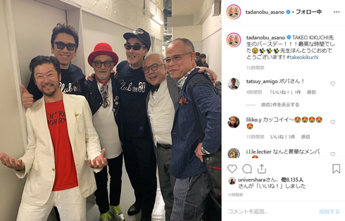 浅野忠信 TAKEOKIKUCHI タケオキクチ 布袋寅泰 小堺一機 田中要次 鮎川誠 菊池武夫