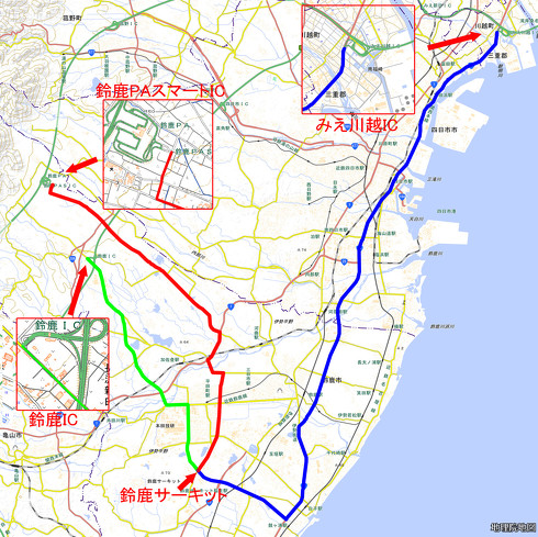 鈴鹿サーキット SUPER GT スーパーGT 渋滞回避